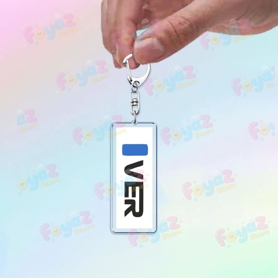 F1 Racing Drivers Name Keychain