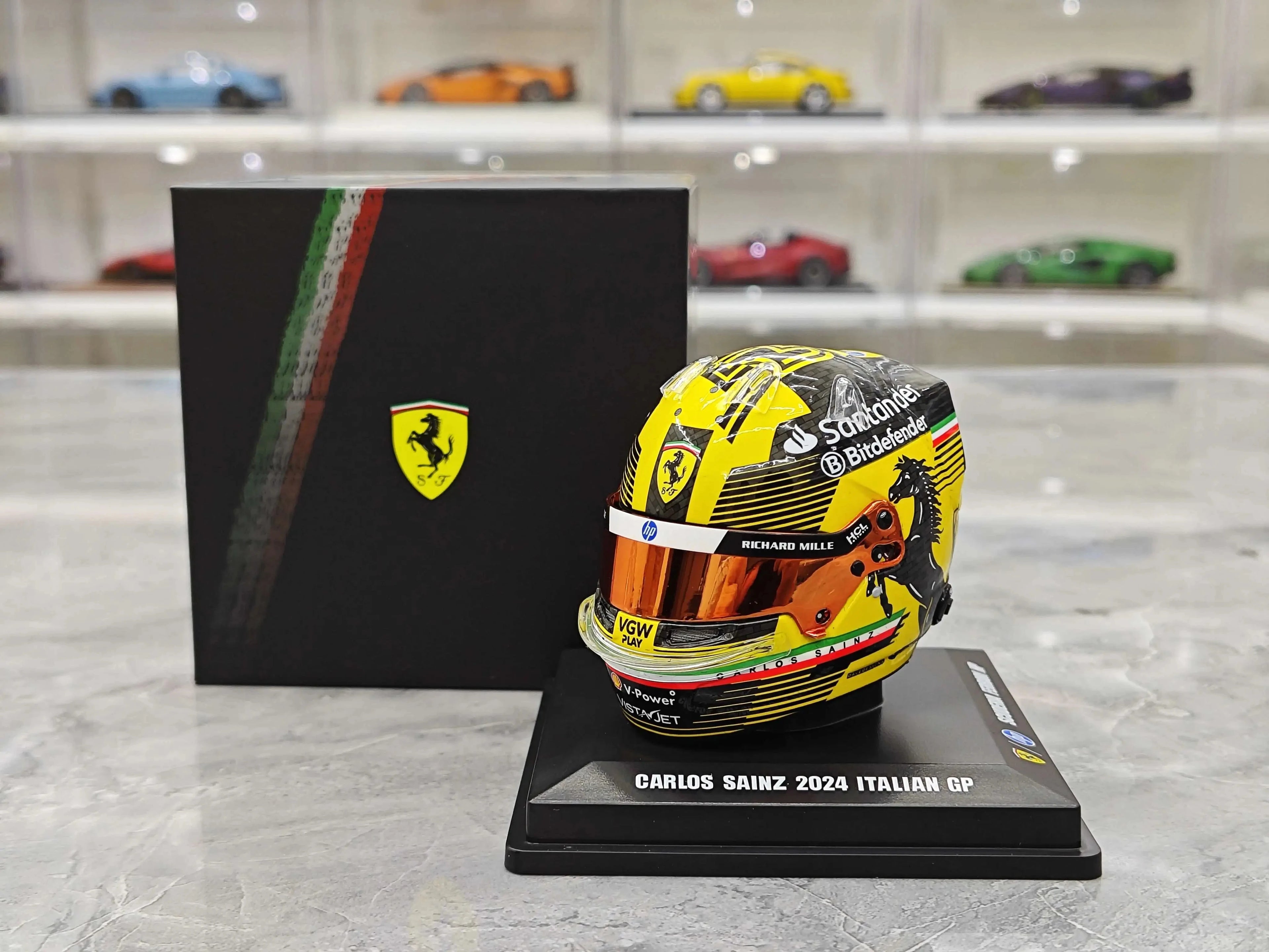 1:5 F1 2025/2024 Helmet Replica Series - Ferrari LECLERC, HAMILTON, SAINZ