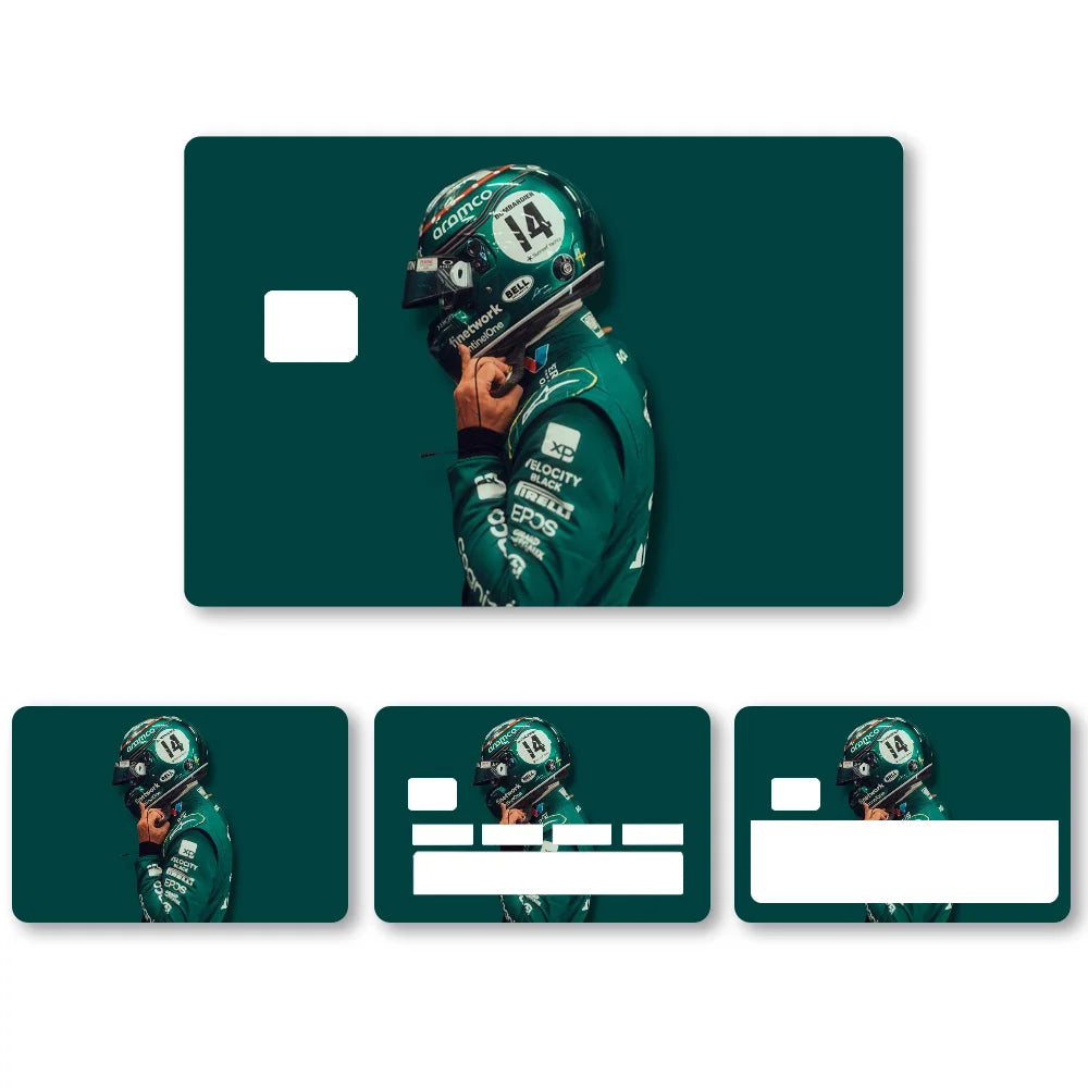 Credit Card Skins Stickers 4pcs Alonso