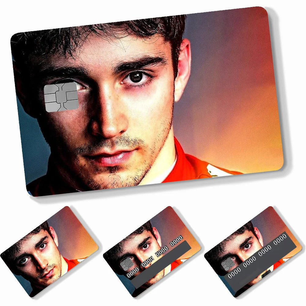 Credit Card Skins Stickers 4pcs Leclerc and Sainz