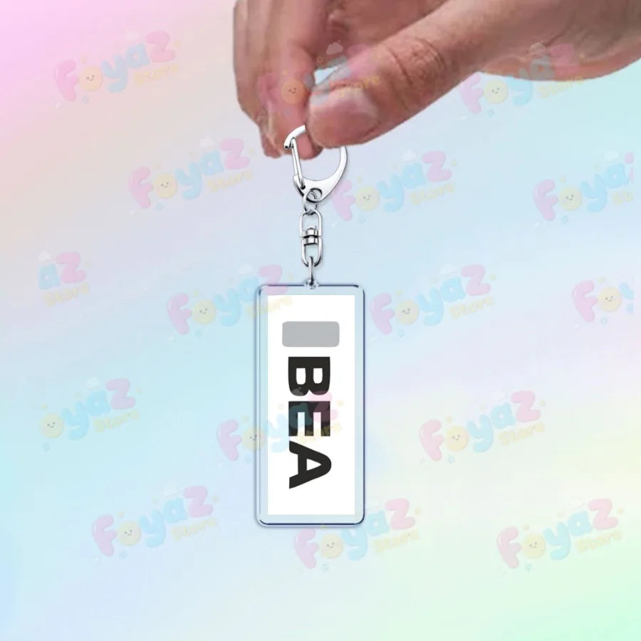 F1 Racing Drivers Name Keychain