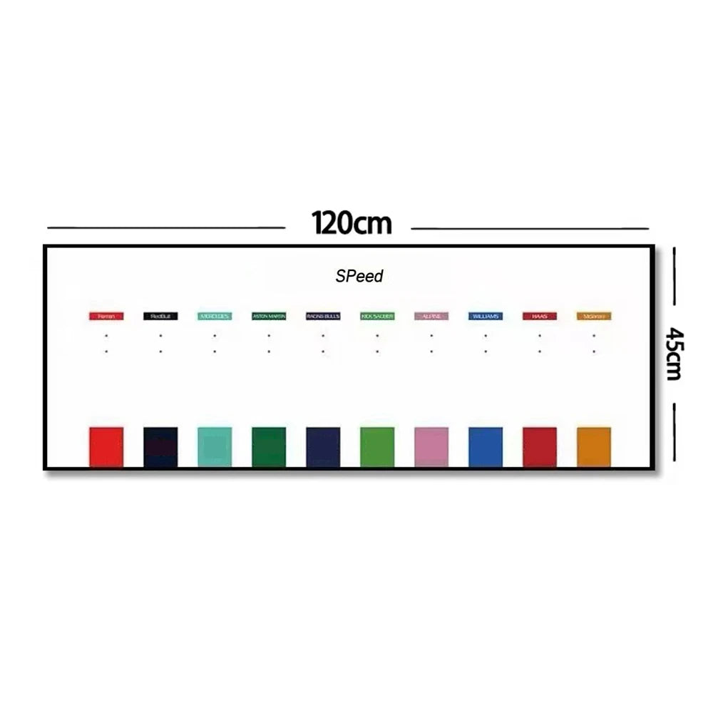 Wallboard Display For Speed Champions Lego F1 Models with LED Backlights