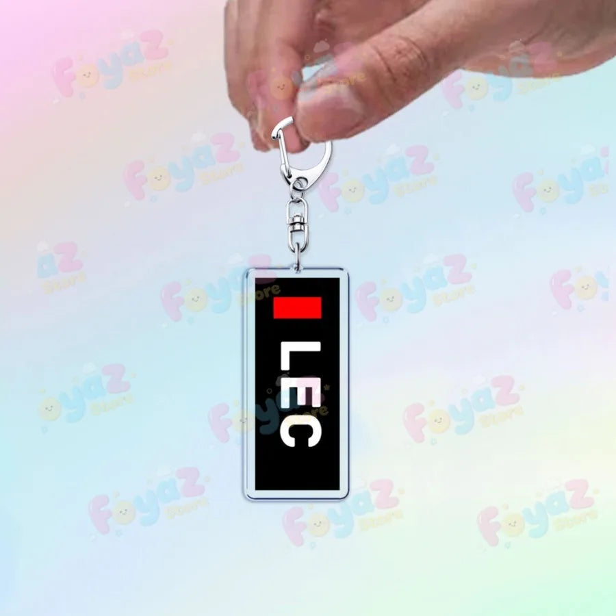 F1 Racing Drivers Name Keychain