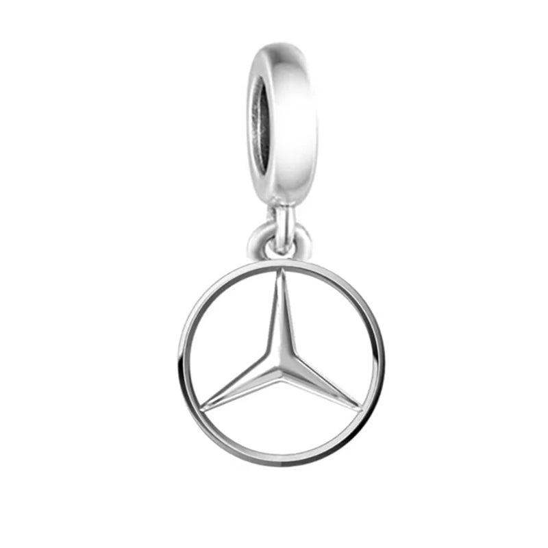 Racing Bracelet Charm 925 Silver, various styles
