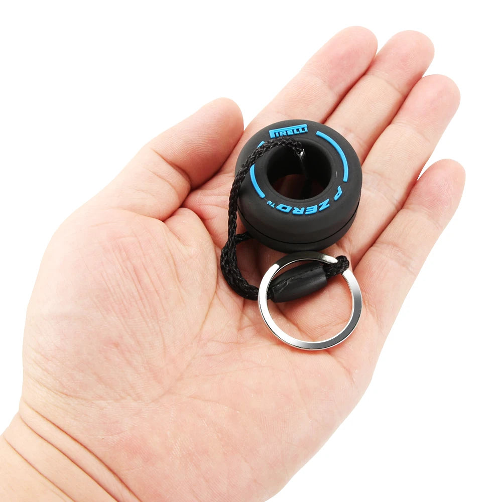 F1 Tyre keychain, various colors