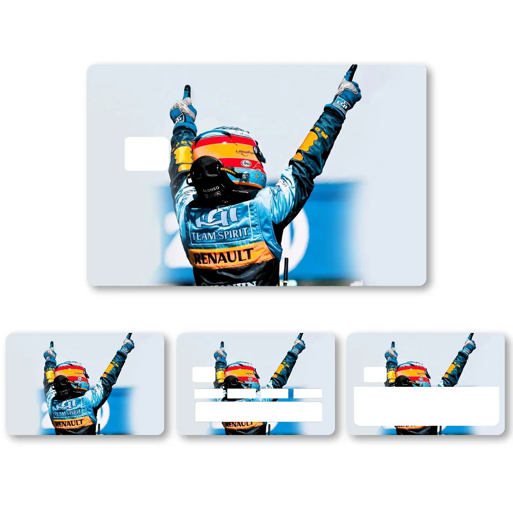 Credit Card Skins Stickers 4pcs Alonso