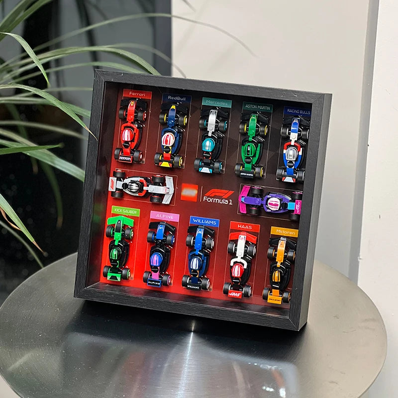 Dustproof Wallboard Display For Small Lego F1 Models