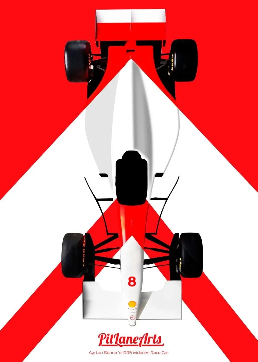 Retro Motorsport Canvas Poster