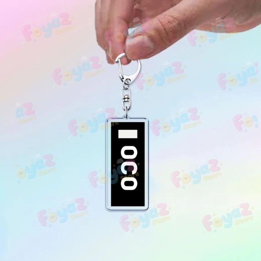 F1 Racing Drivers Name Keychain