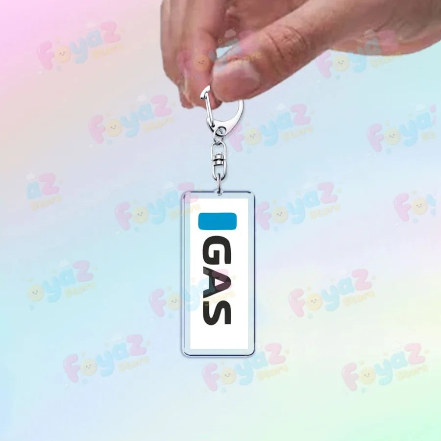 F1 Racing Drivers Name Keychain