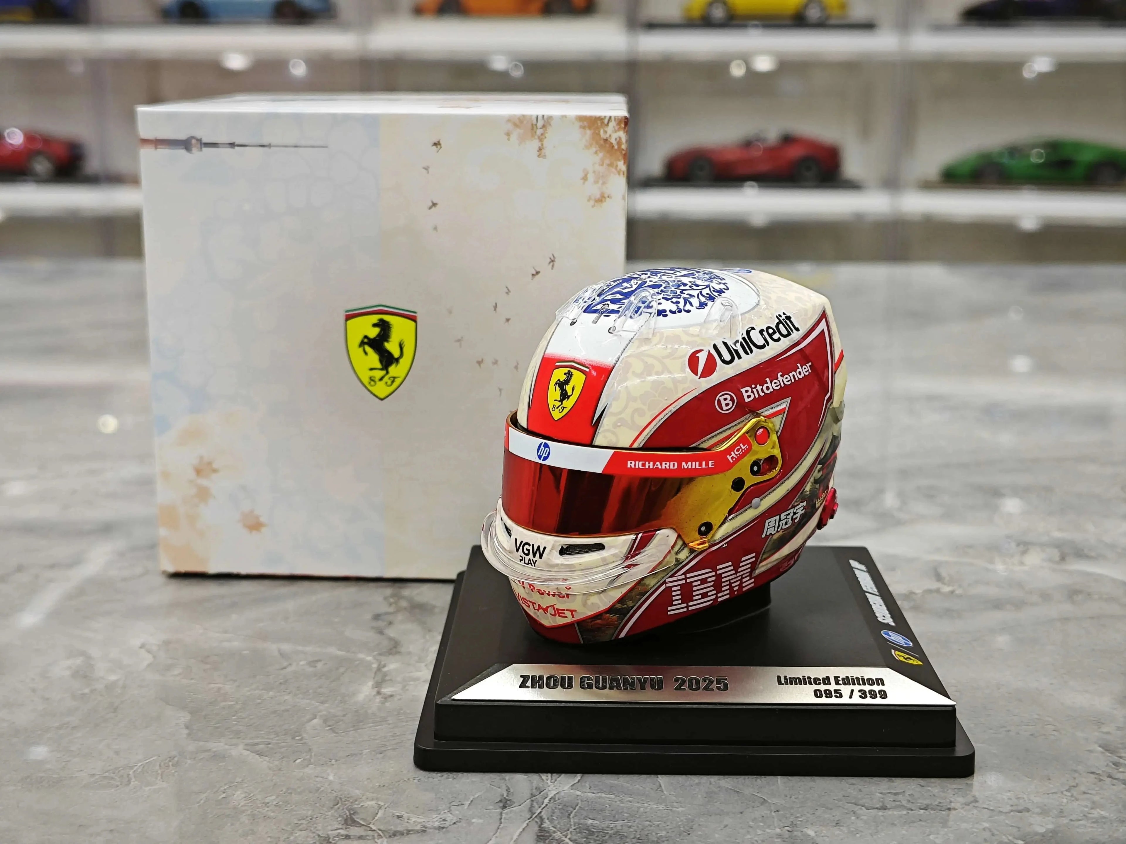 1:5 F1 2025/2024 Helmet Replica Series - Ferrari LECLERC, HAMILTON, SAINZ