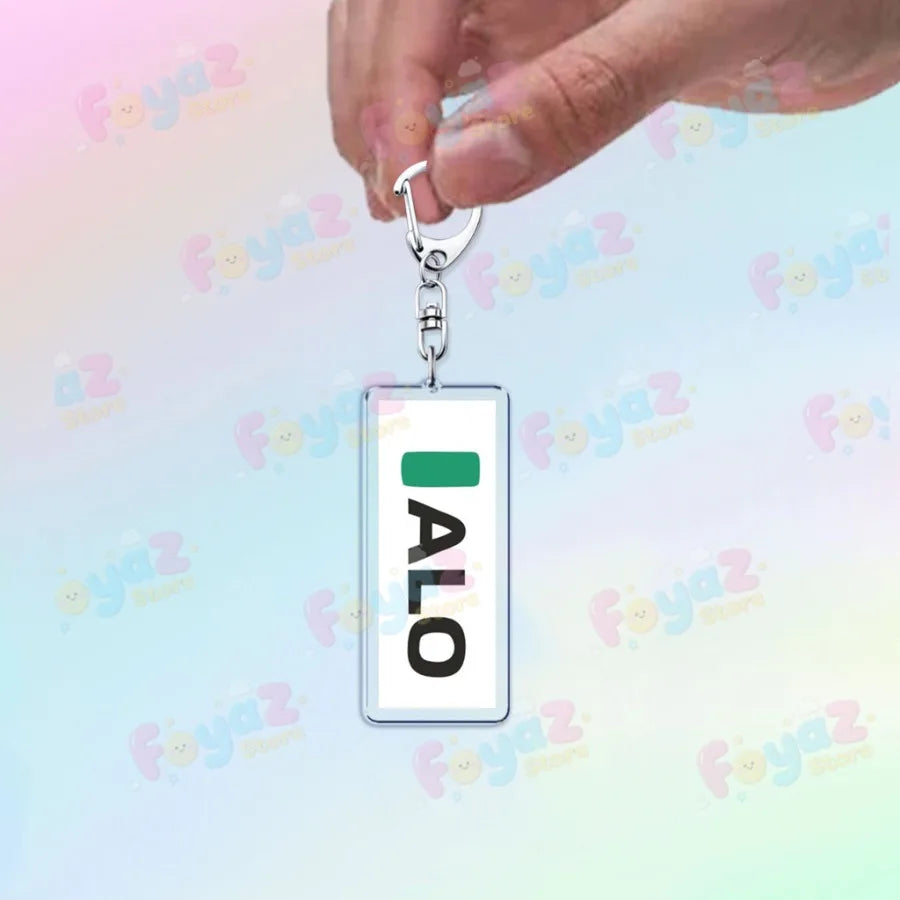 F1 Racing Drivers Name Keychain