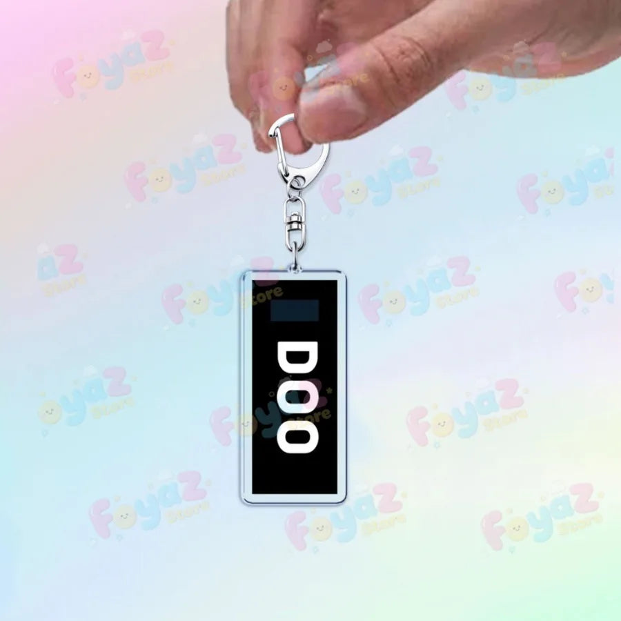 F1 Racing Drivers Name Keychain