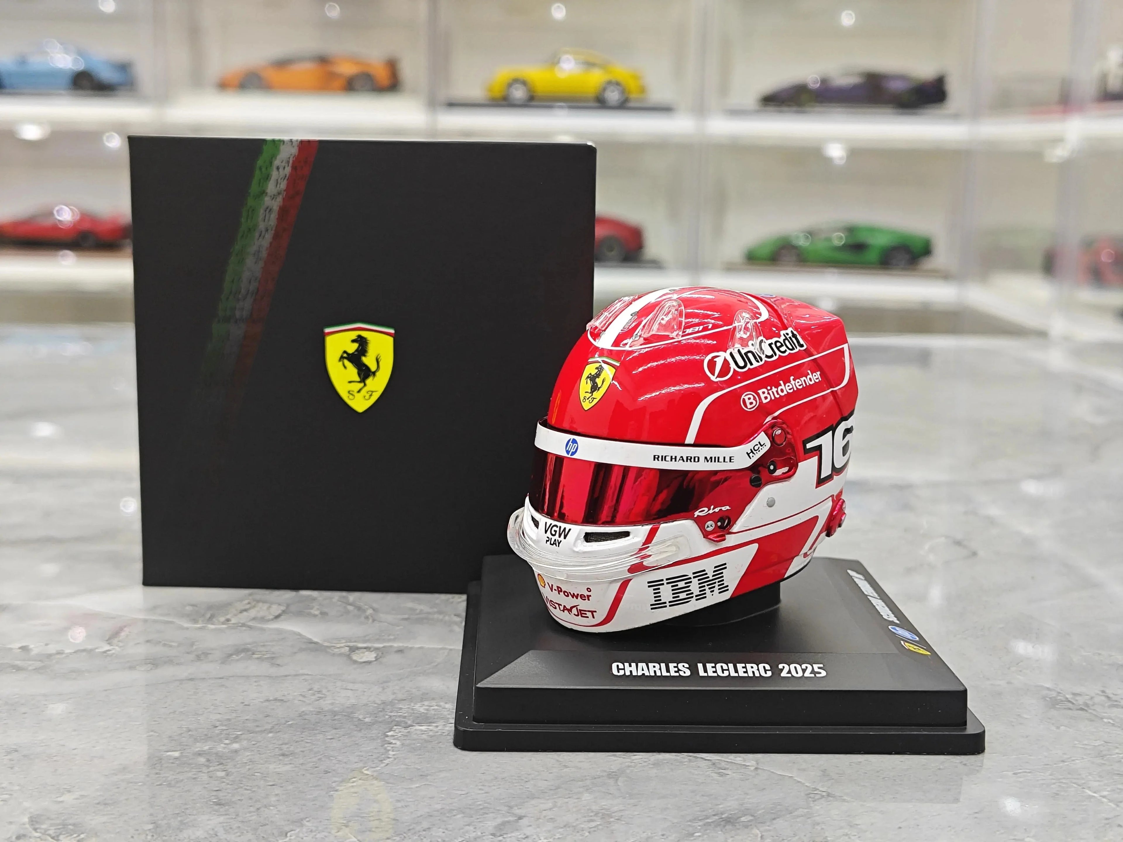1:5 F1 2025/2024 Helmet Replica Series - Ferrari LECLERC, HAMILTON, SAINZ