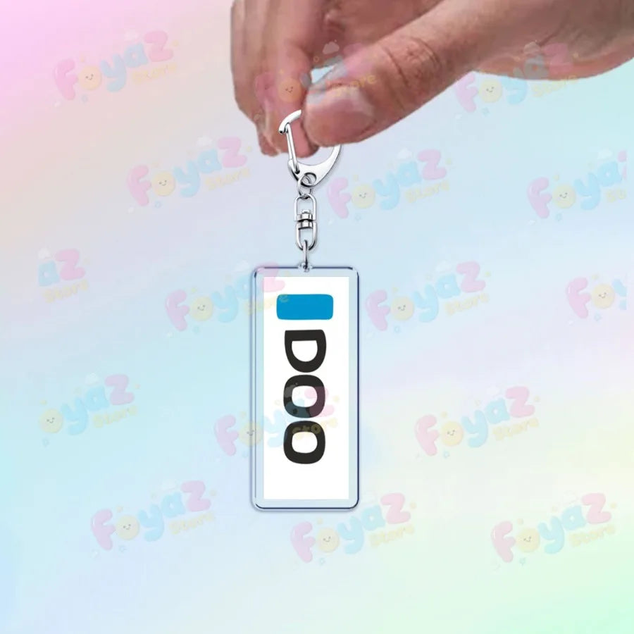 F1 Racing Drivers Name Keychain