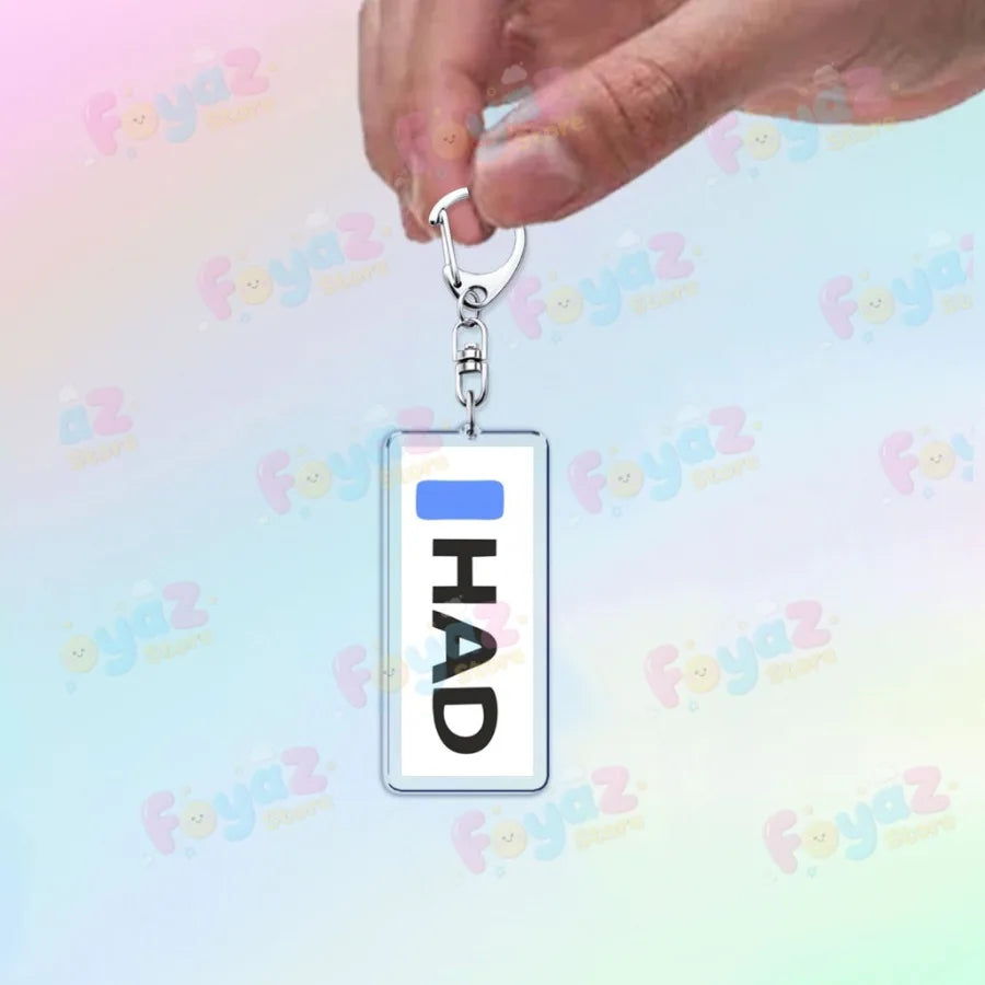 F1 Racing Drivers Name Keychain