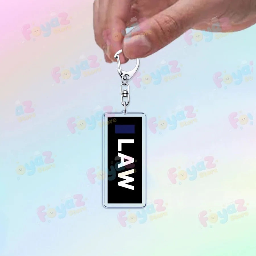 F1 Racing Drivers Name Keychain