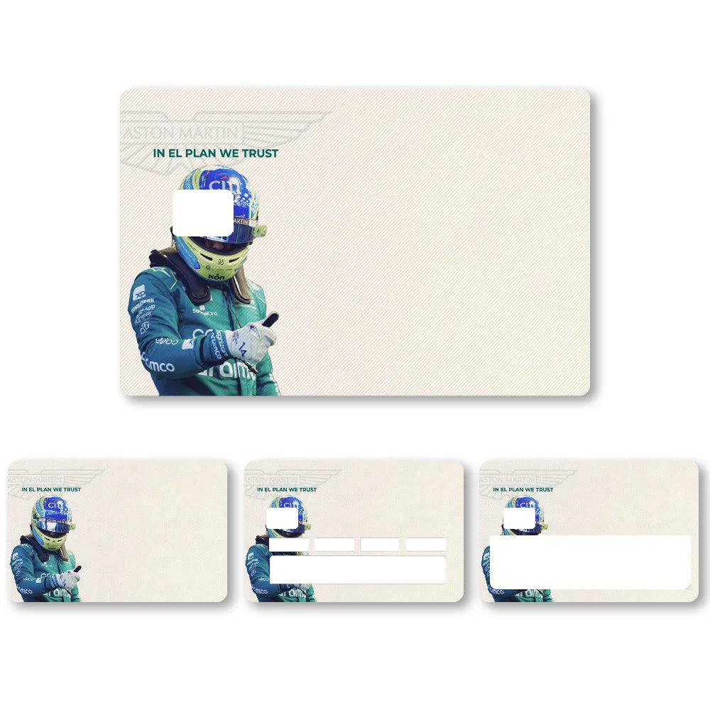 Credit Card Skins Stickers 4pcs Alonso