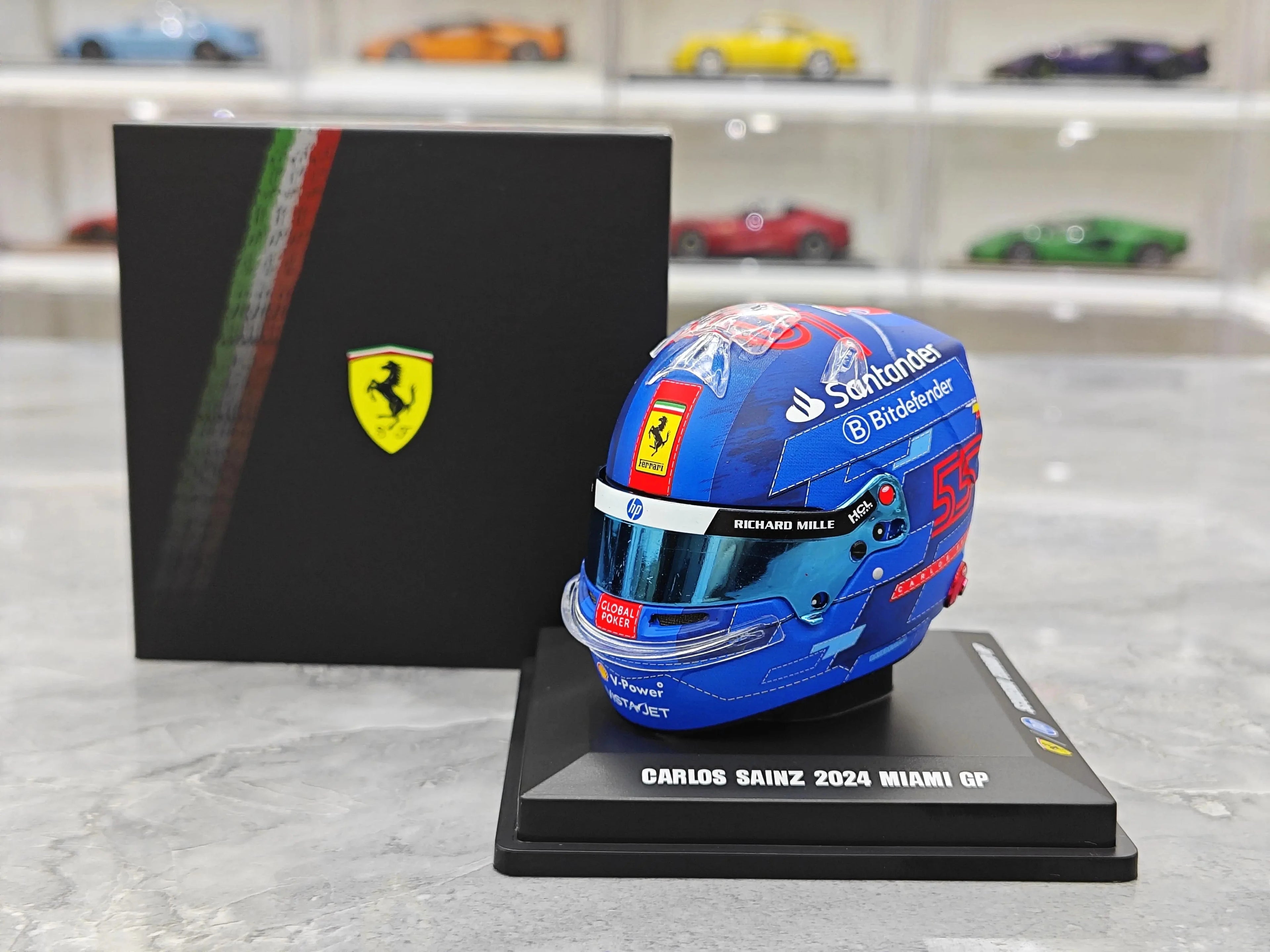 1:5 F1 2025/2024 Helmet Replica Series - Ferrari LECLERC, HAMILTON, SAINZ