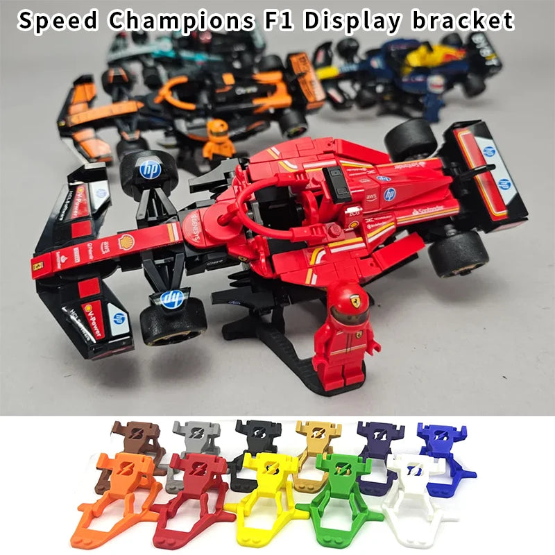 Lego F1 horizontal car display stand