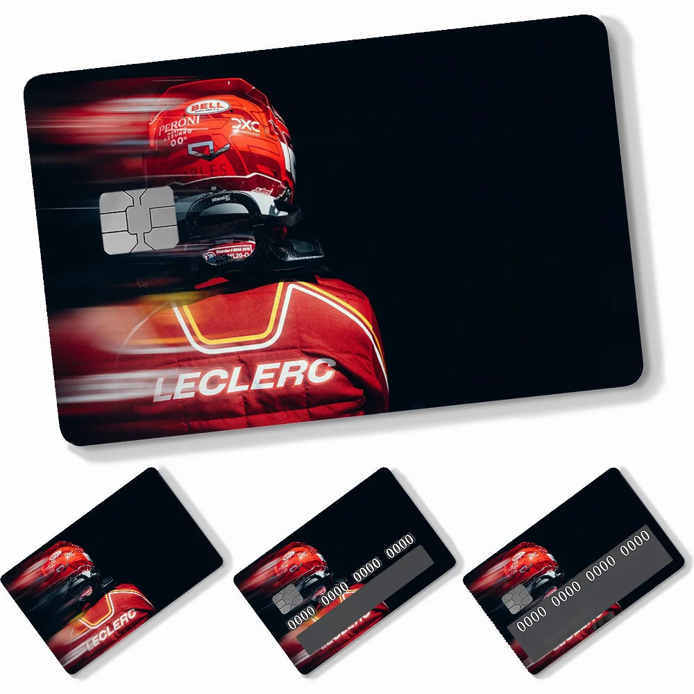 Credit Card Skins Stickers 4pcs Leclerc and Sainz