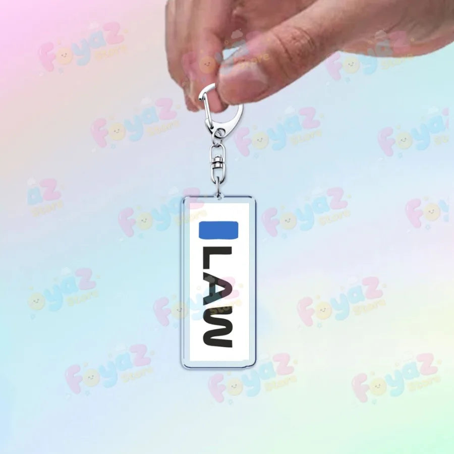 F1 Racing Drivers Name Keychain