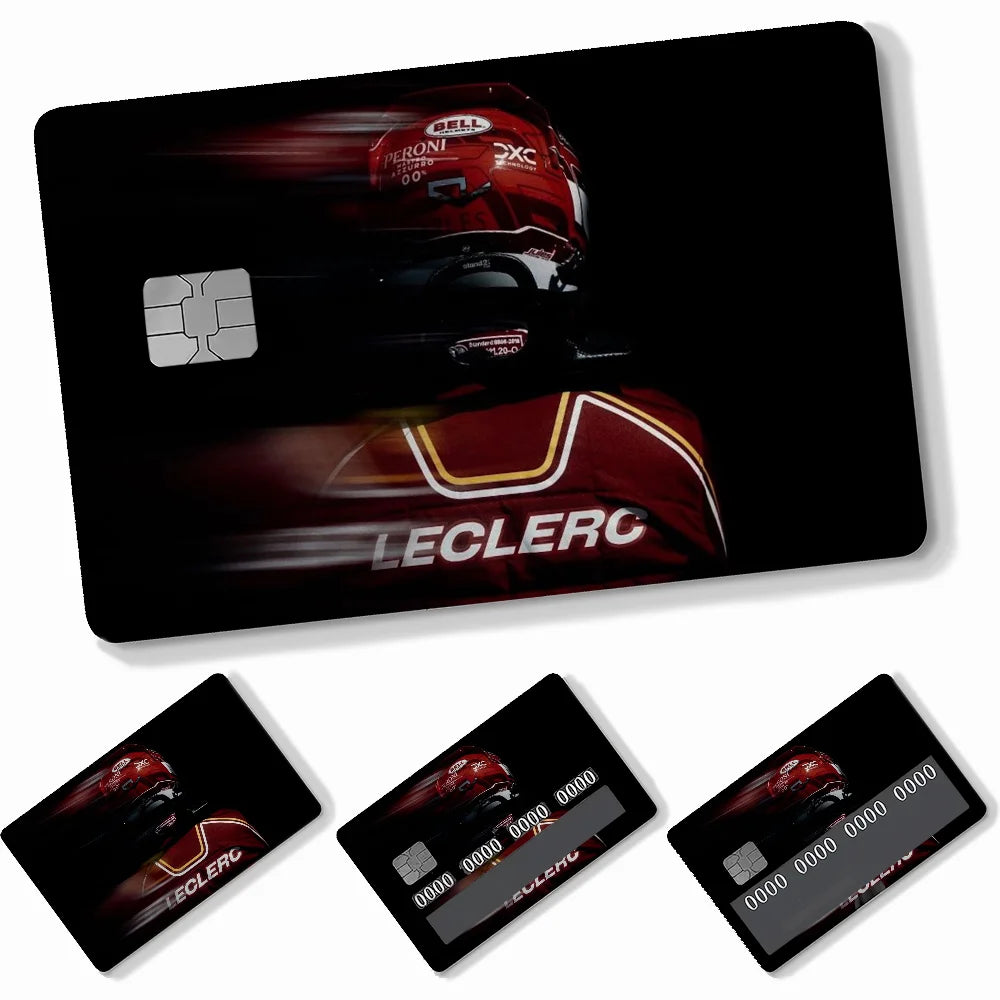 Credit Card Skins Stickers 4pcs Leclerc and Sainz