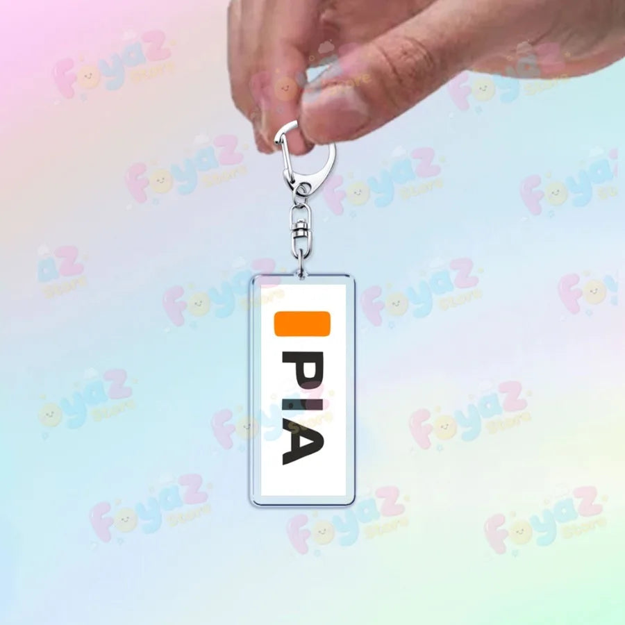 F1 Racing Drivers Name Keychain