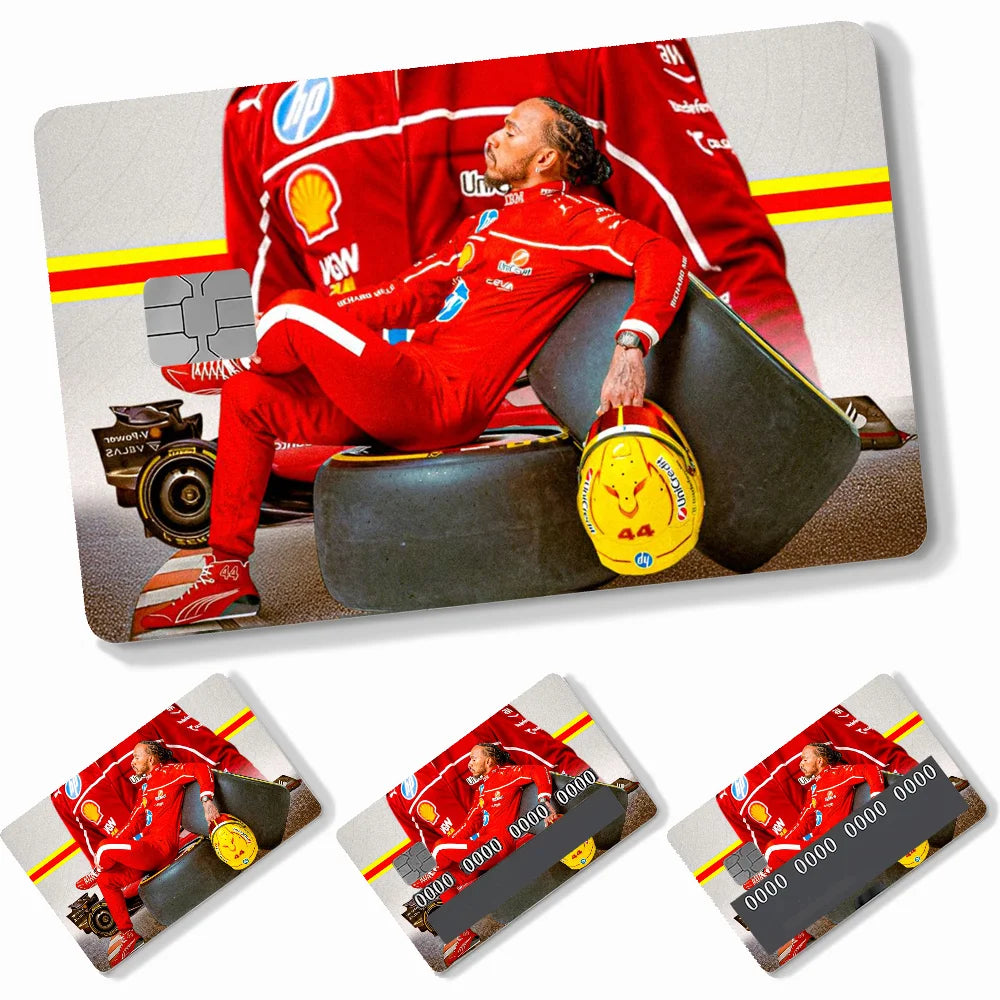 Credit Card Skins Stickers 4pcs Hamilton