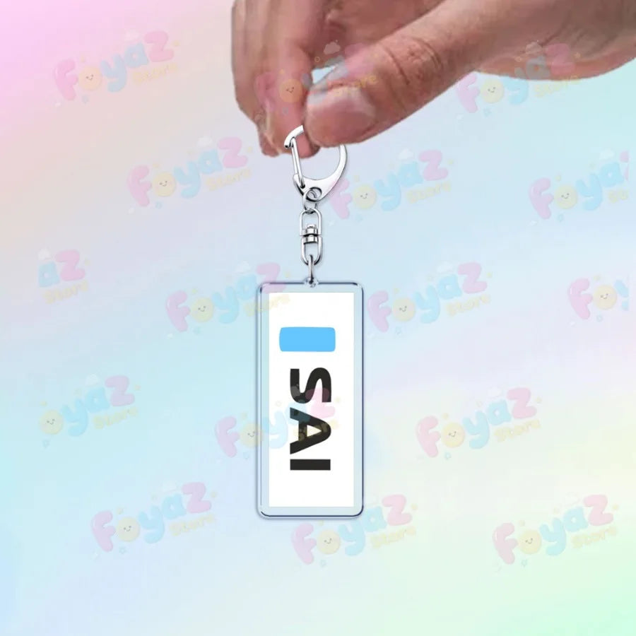 F1 Racing Drivers Name Keychain