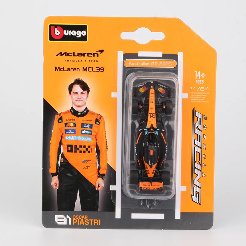 Bburago 1:64 2025 F1 Alloy Car Model