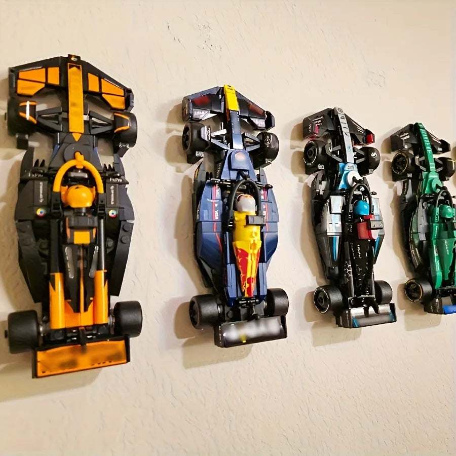 Lego F1 Car Wall-Mounted Display Stand
