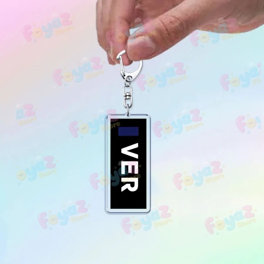 F1 Racing Drivers Name Keychain