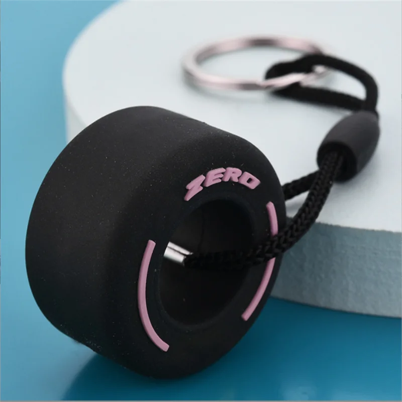 F1 Tyre keychain, various colors
