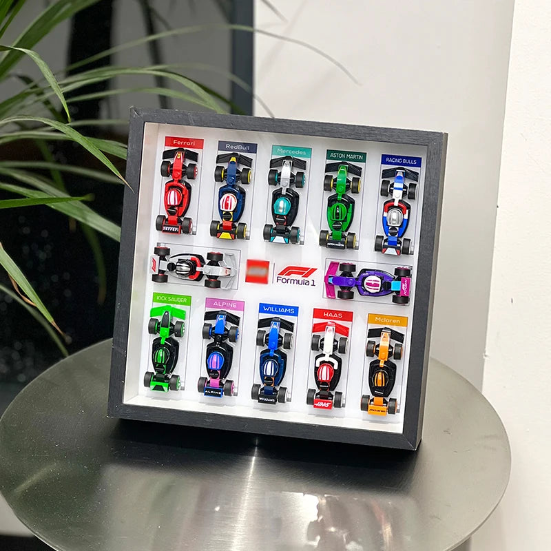 Dustproof Wallboard Display For Small Lego F1 Models