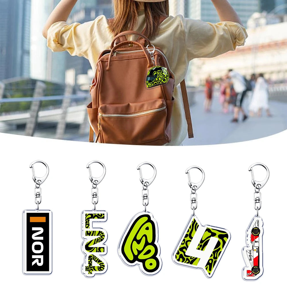 Racing Keychain Lando Norris Mclaren