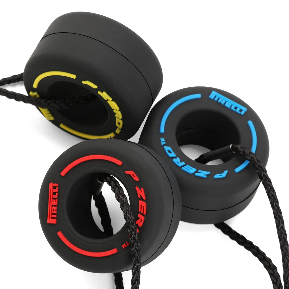 F1 Tyre keychain, various colors