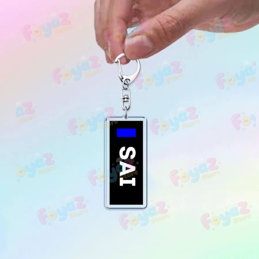 F1 Racing Drivers Name Keychain