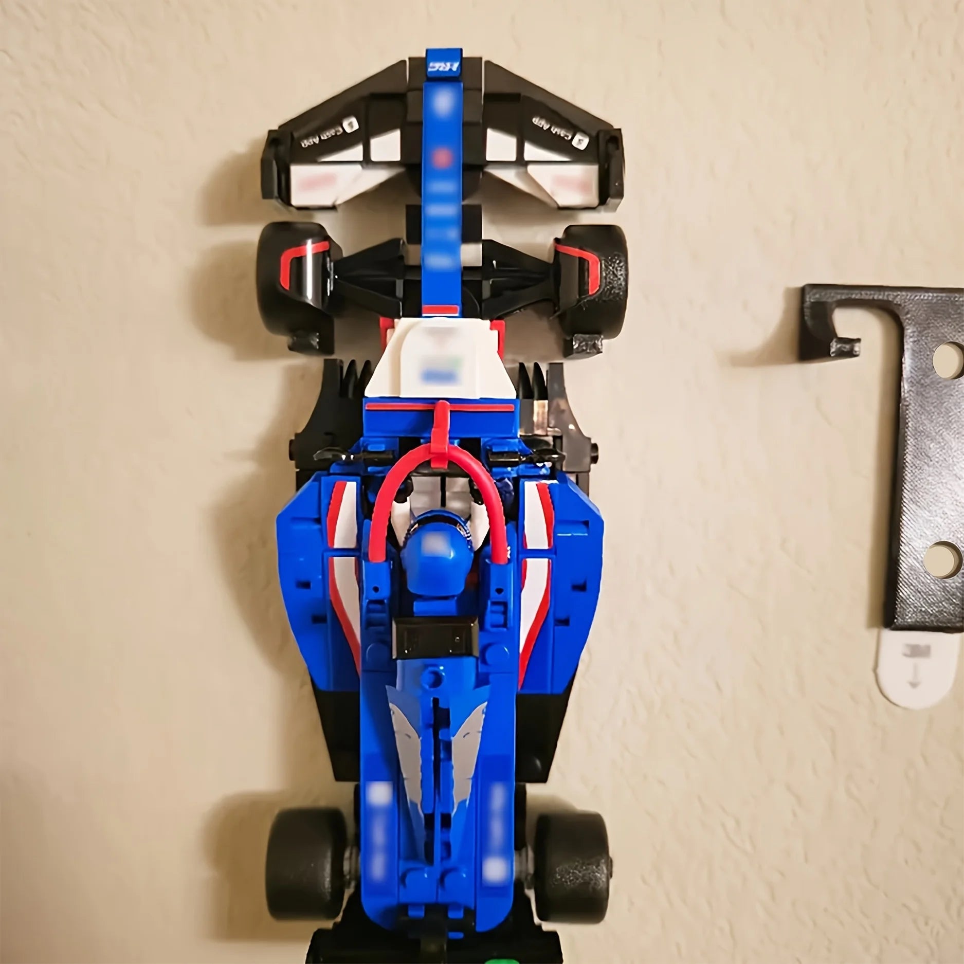Lego F1 Car Wall-Mounted Display Stand