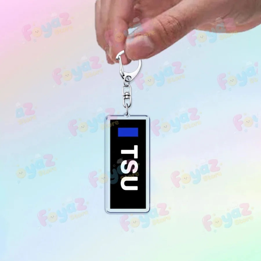 F1 Racing Drivers Name Keychain