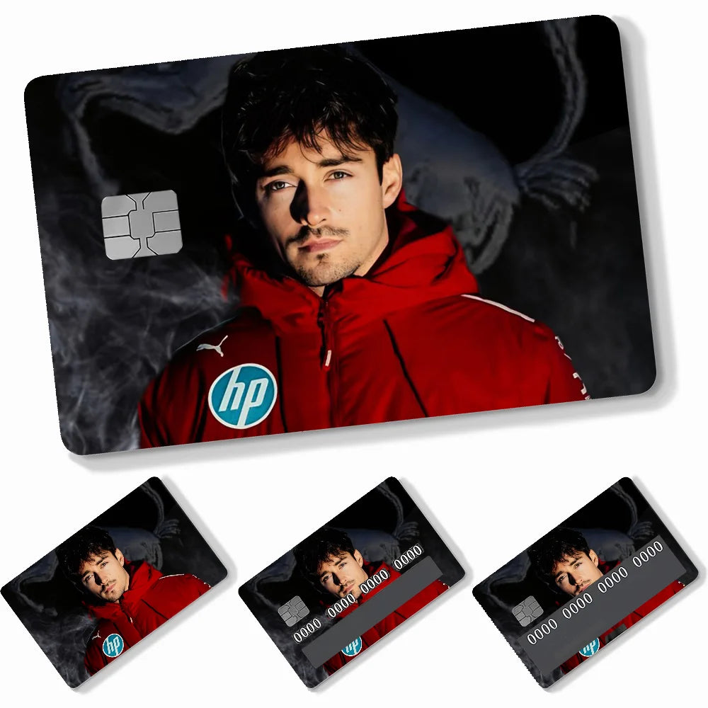 Credit Card Skins Stickers 4pcs Leclerc and Sainz