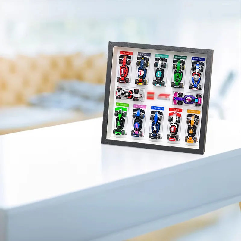 Dustproof Wallboard Display For Small Lego F1 Models